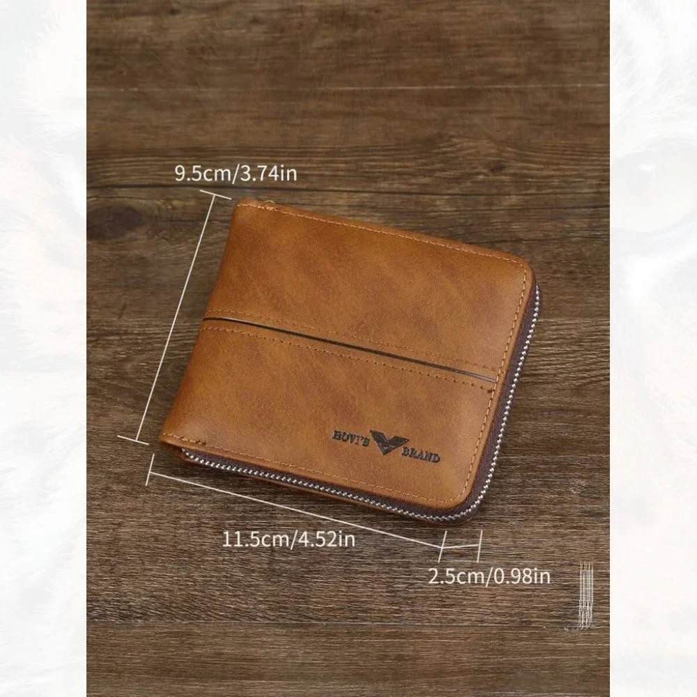 New Men Letter Graphic Small Wallet 170 - Picture 2 of 4